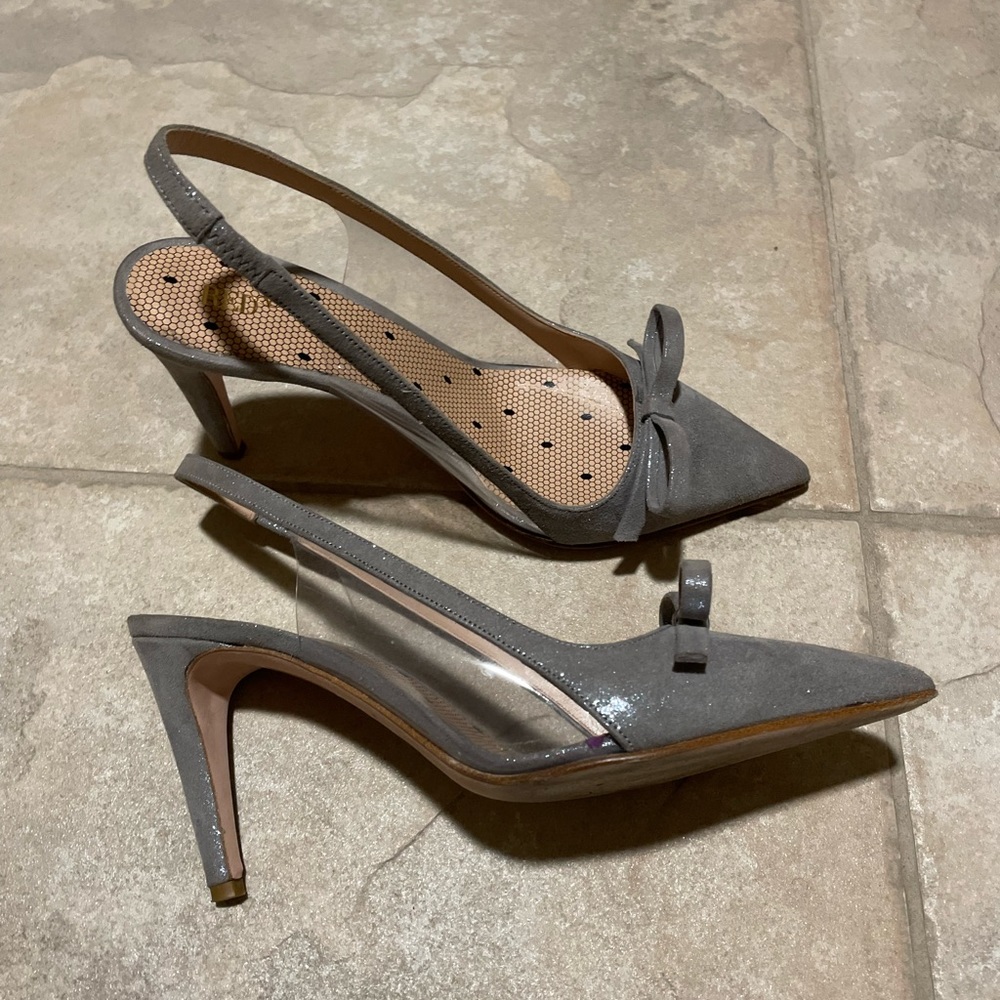 Red Valentino Gray Heels Size 37